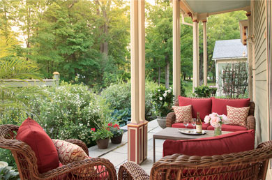 patio - Cooperstown Lodging