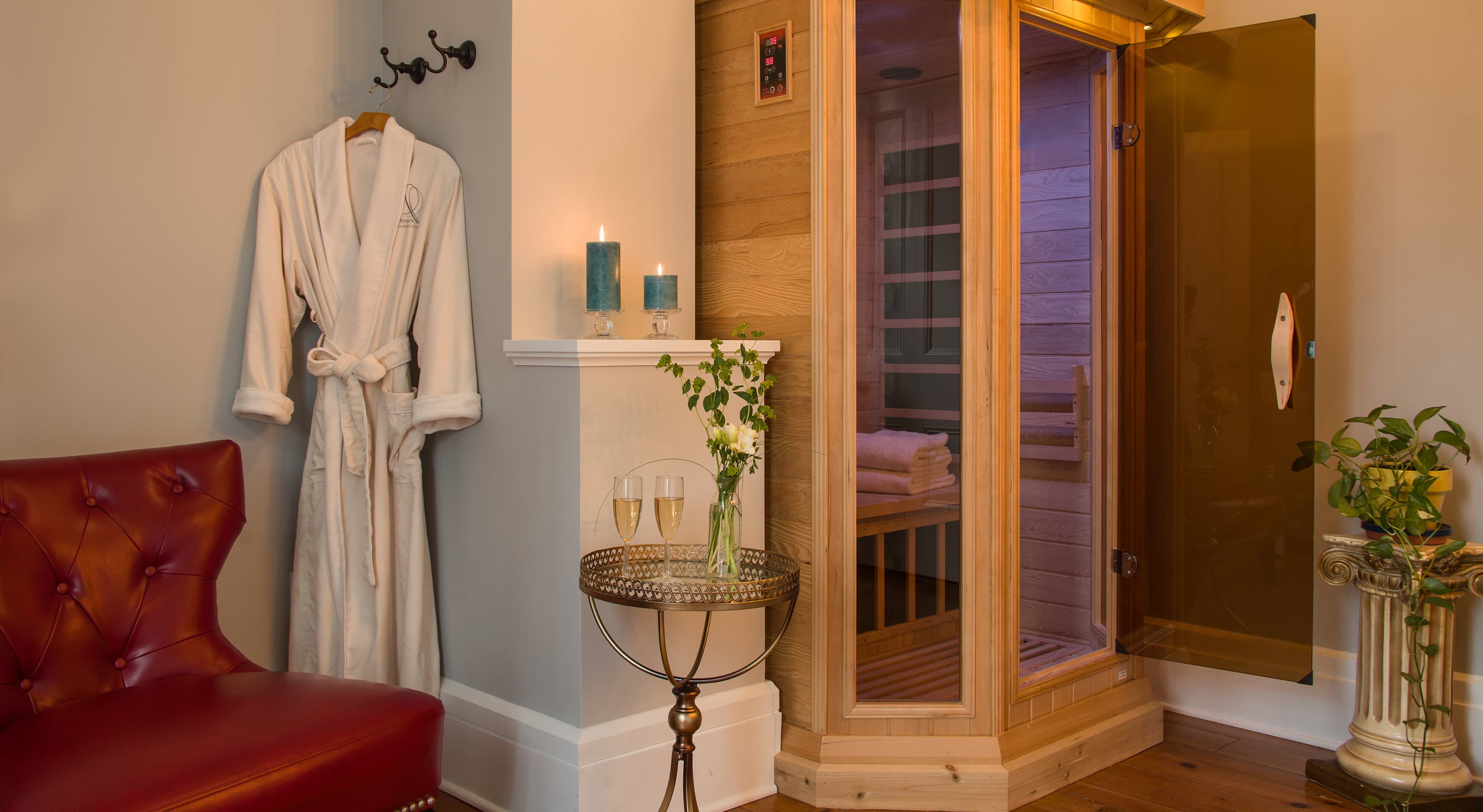 romantic room for a honeymoon