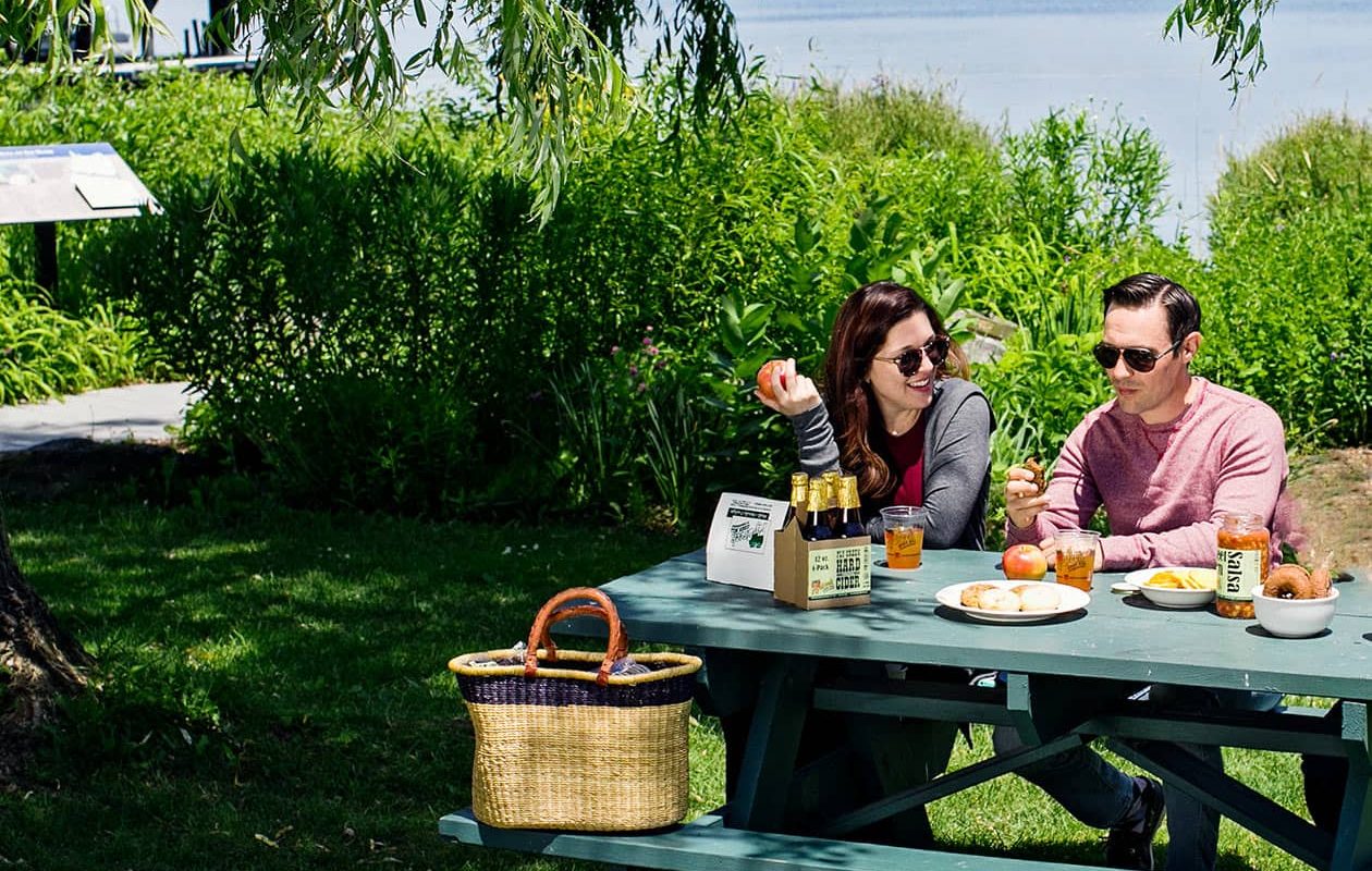 Picnic lunch for two in Cooperstown