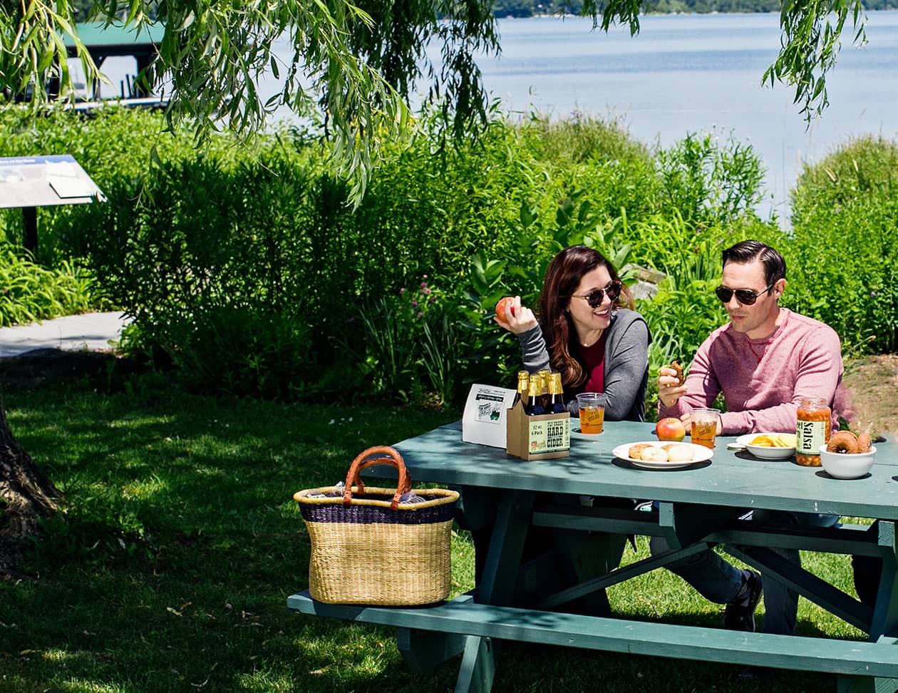 Picnic lunch for two in Cooperstown