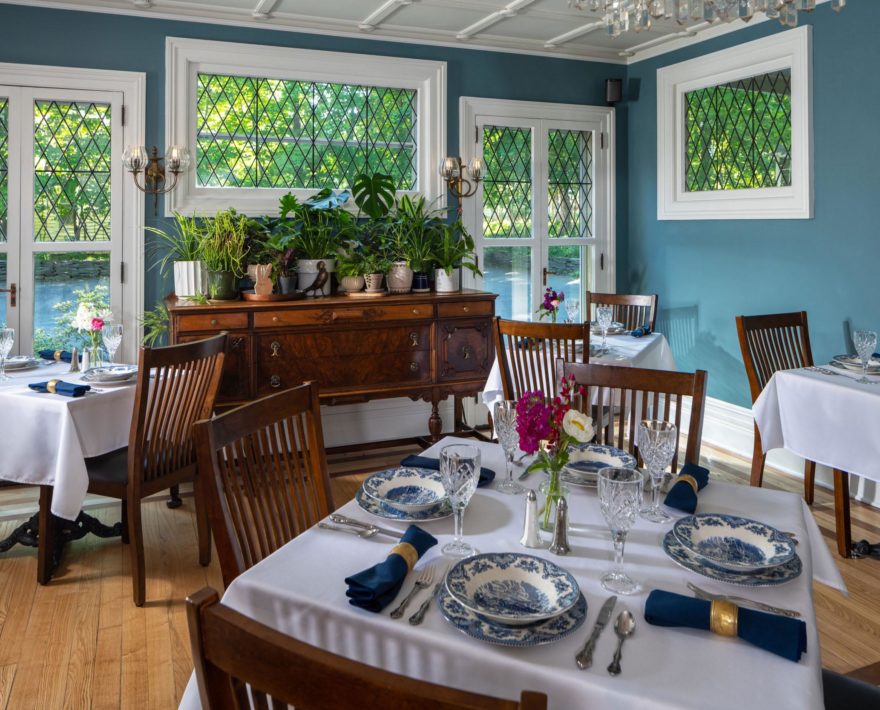 Dining room at a Cooperstown B&B