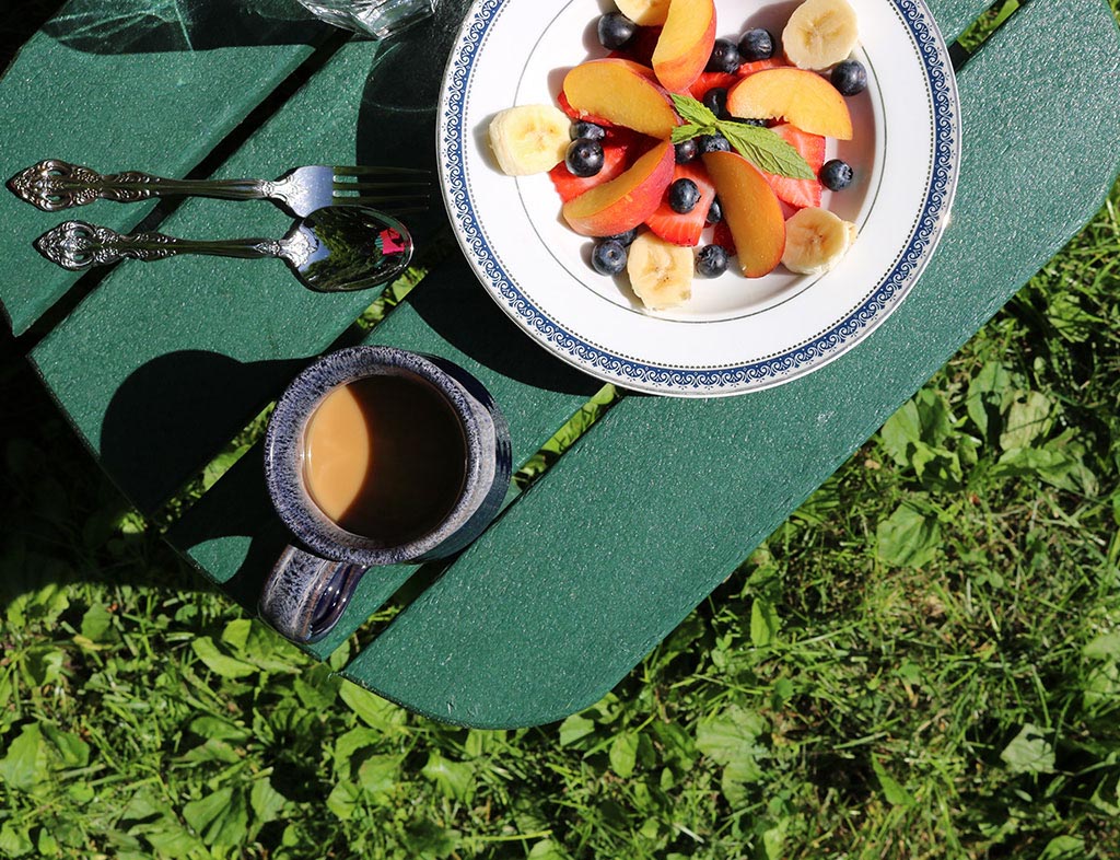 Fresh locally sourced fruit served at Breakfast - Cooperstown, NY Inn